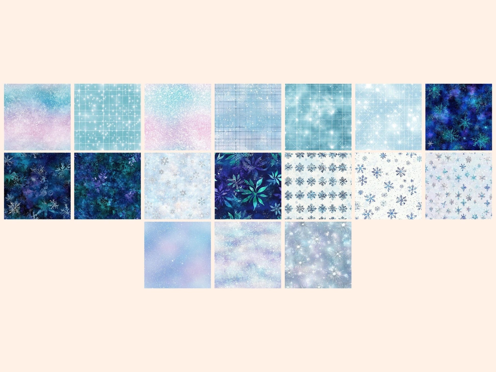 Wonderful Winter #2 Seamless Digital Paper - High - Quality Instant Digital Download for Creative Projects