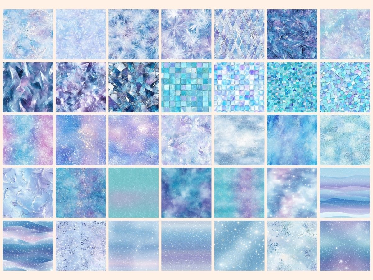 Wonderful Winter Seamless Digital Paper Cozy Winter Paper - Wonders Artist