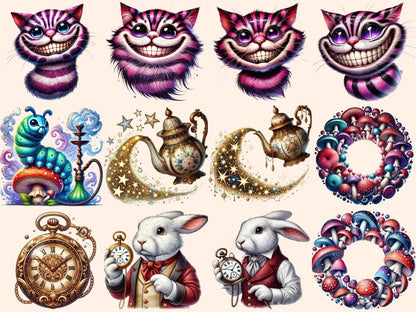 Wonderland Clipart Alice Character Art - Wonders Artist