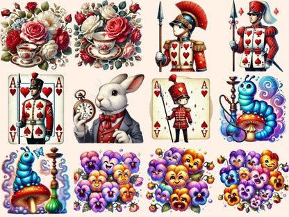 Wonderland Clipart Alice Character Art - Wonders Artist