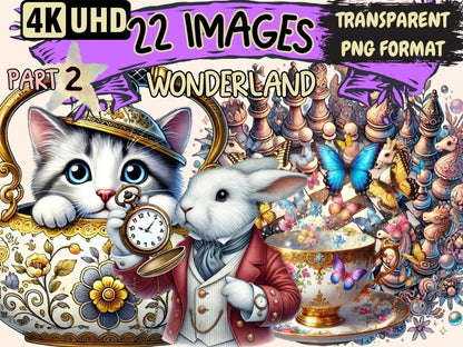 Wonderland (P2) Clipart Alice Character Art - Wonders Artist