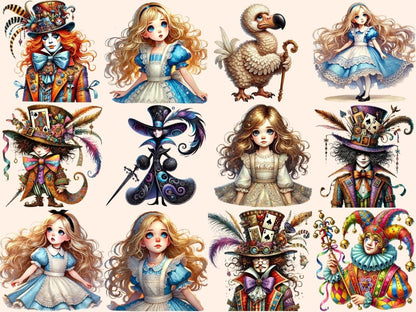 Wonderland (P3) Clipart Alice Character Art - Wonders Artist