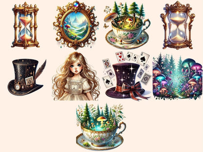 Wonderland (P4) Clipart Alice Character Art - Wonders Artist