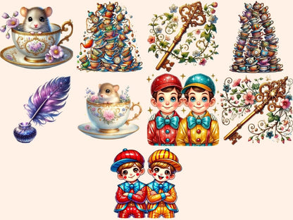 Wonderland (P5) Clipart Alice Character Art - Wonders Artist