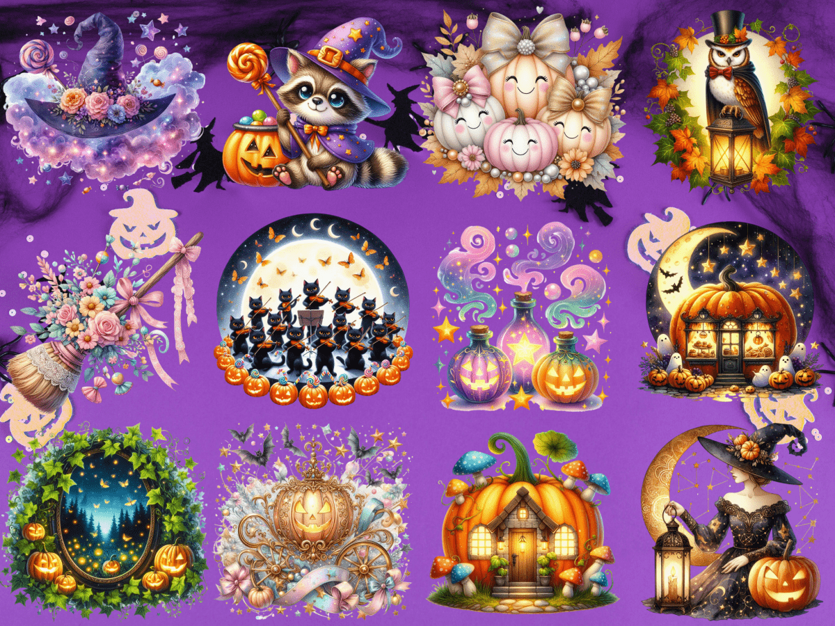 Wonders Halloween Clipart (LIMITED EDITION) image 10