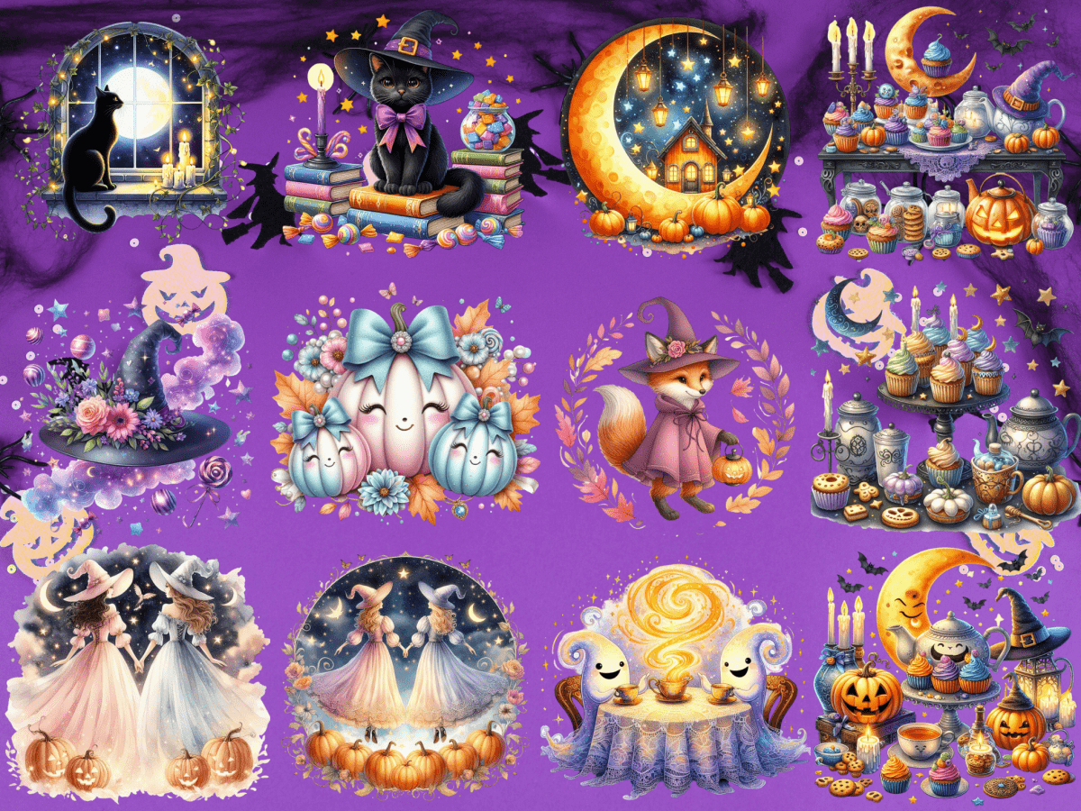 Wonders Halloween Clipart (LIMITED EDITION) image 3