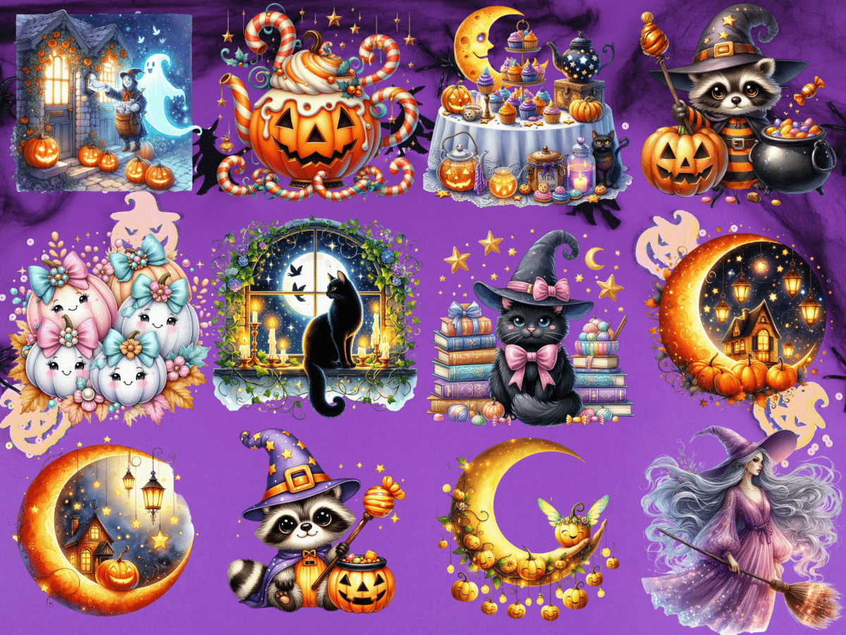 Wonders Halloween Clipart (LIMITED EDITION) image 12