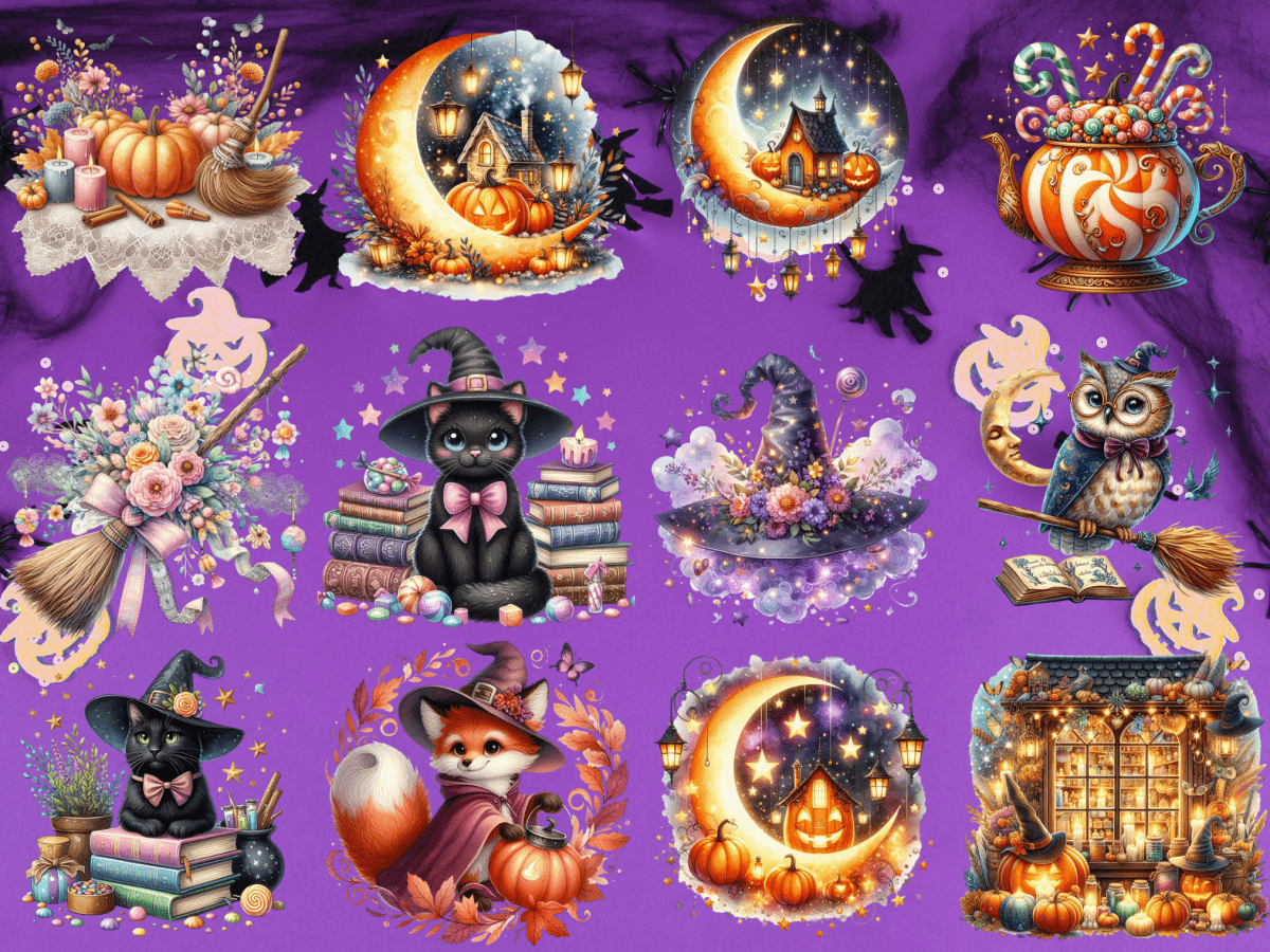 Wonders Halloween Clipart (LIMITED EDITION) image 9