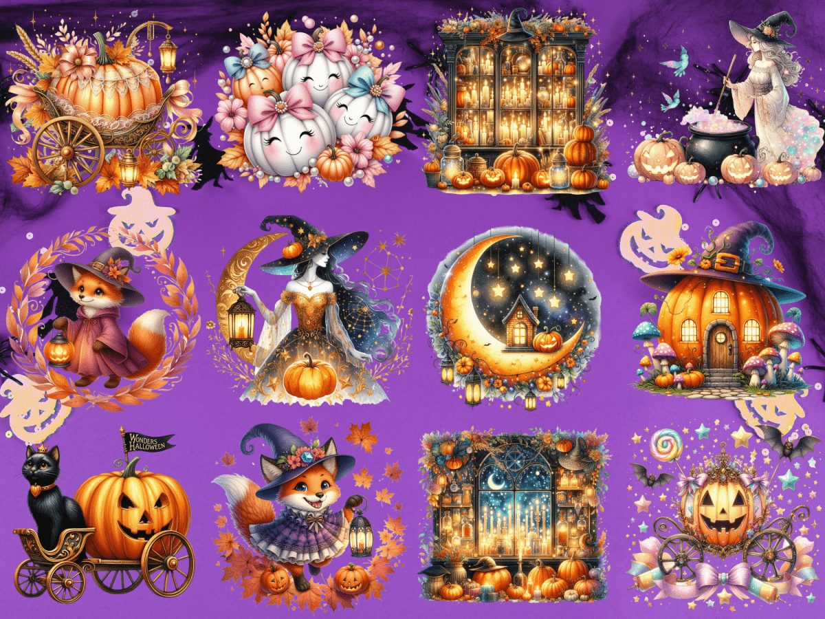 Wonders Halloween Clipart (LIMITED EDITION) image 13