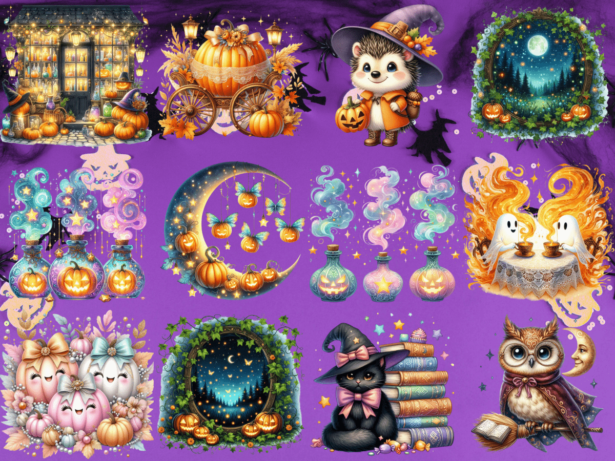 Wonders Halloween Clipart (LIMITED EDITION) image 11