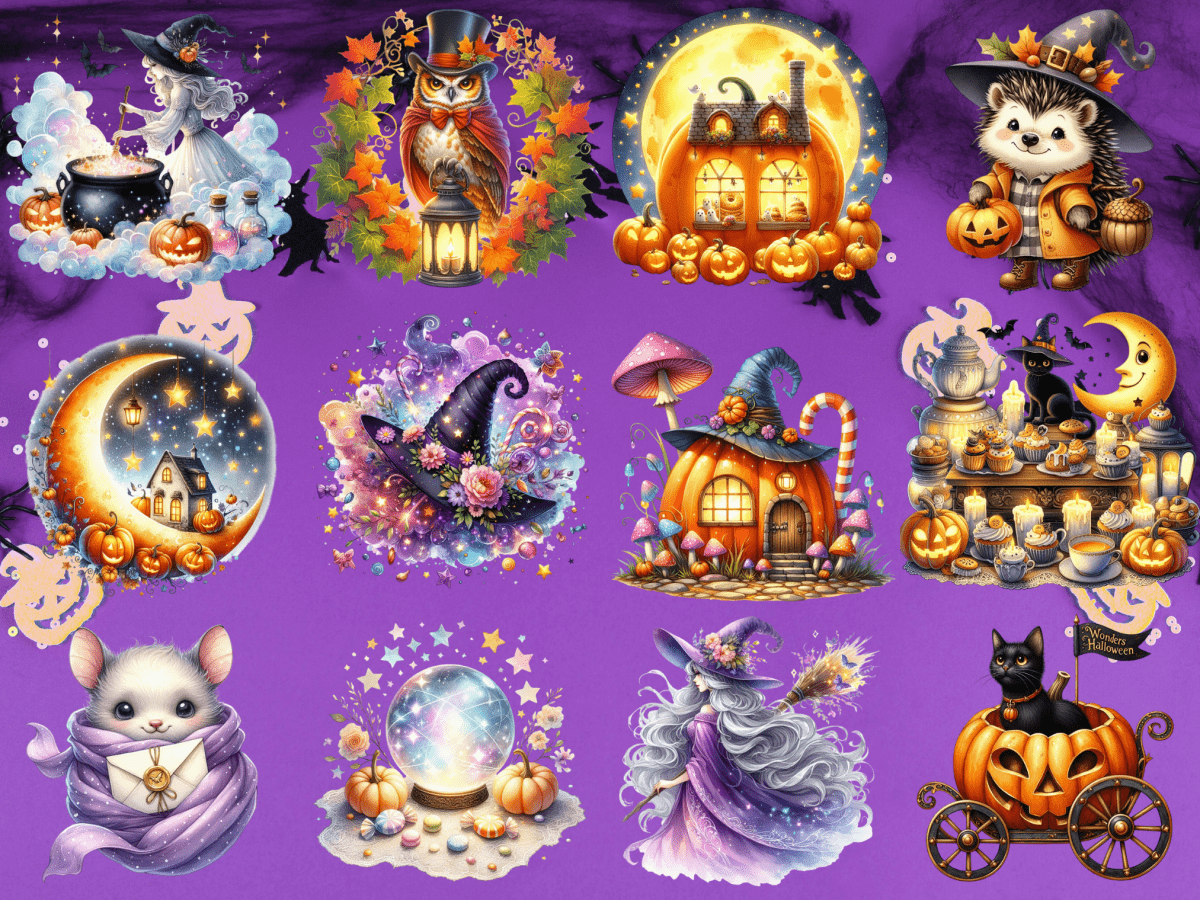 Wonders Halloween Clipart (LIMITED EDITION) image 14