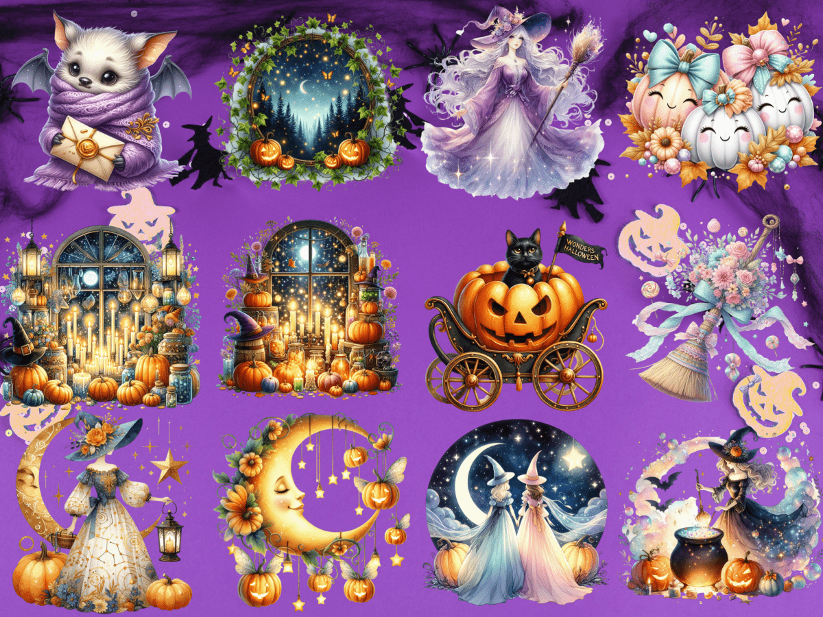 Wonders Halloween Clipart (LIMITED EDITION) image 5