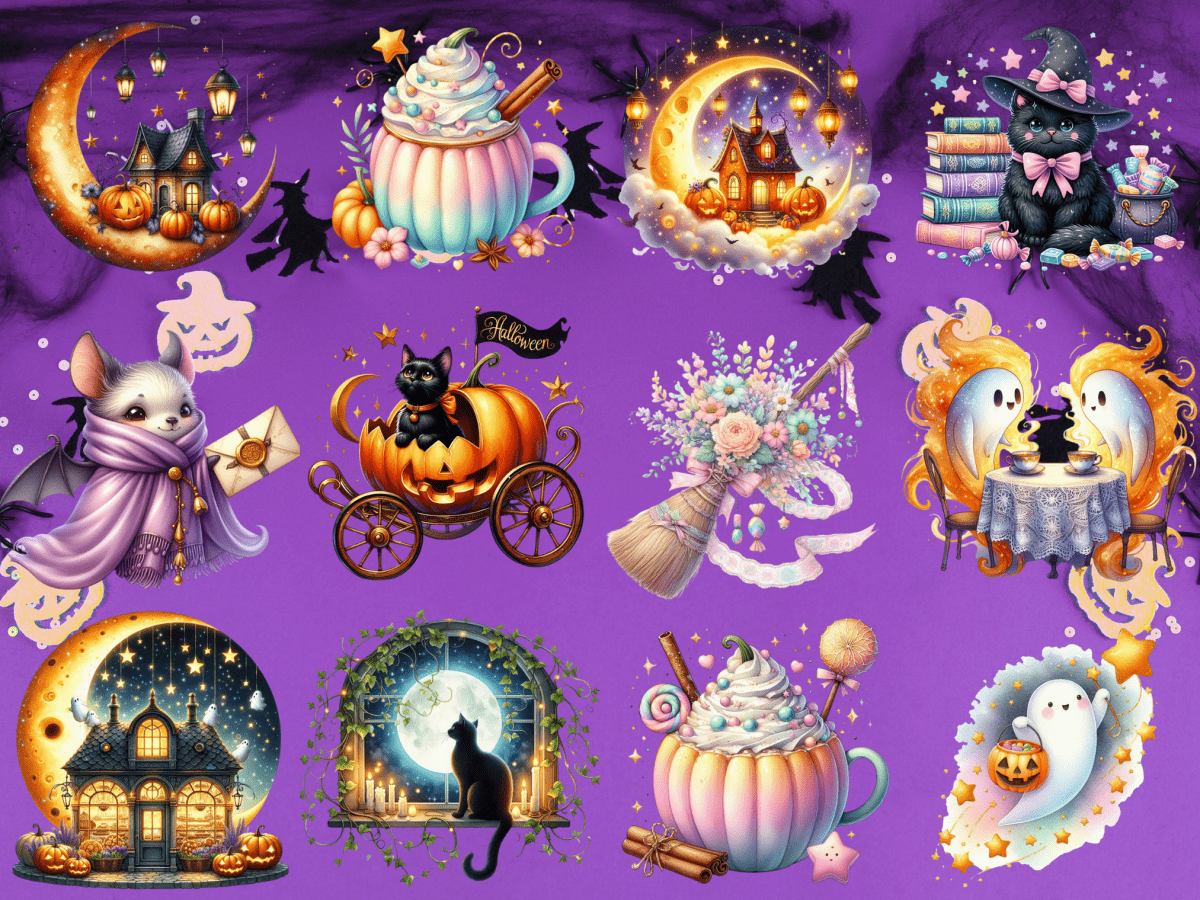Wonders Halloween Clipart (LIMITED EDITION) image 7