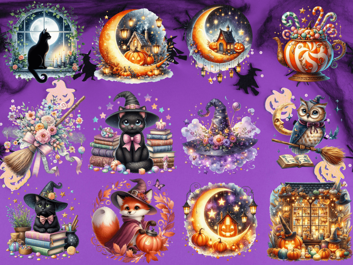 Wonders Halloween Clipart (LIMITED EDITION) image 8