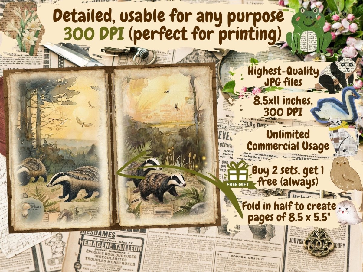 Woodland Animals Animal Ephemera - Wonders Artist