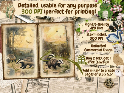 Woodland Animals Animal Ephemera - Wonders Artist