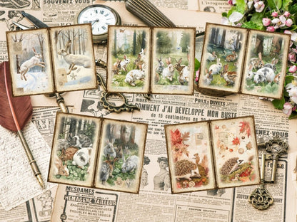 Woodland Animals Journal Pages (P2) Animal Ephemera - Wonders Artist