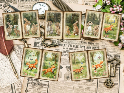 Woodland Animals Journal Pages (P3) Animal Ephemera - Wonders Artist