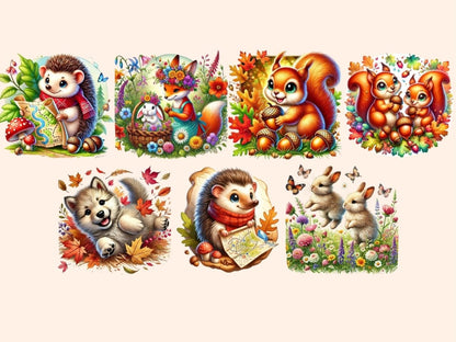 Woodland Animals (P9) Clipart Animal Clipart - Wonders Artist