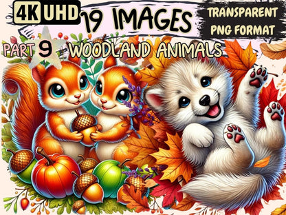 Woodland Animals (P9) Clipart Animal Clipart - Wonders Artist