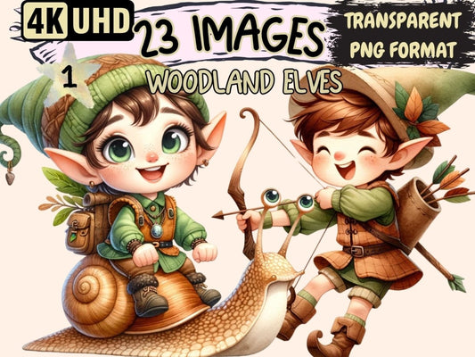 Woodland Elves Clipart archer elf clipart - Wonders Artist