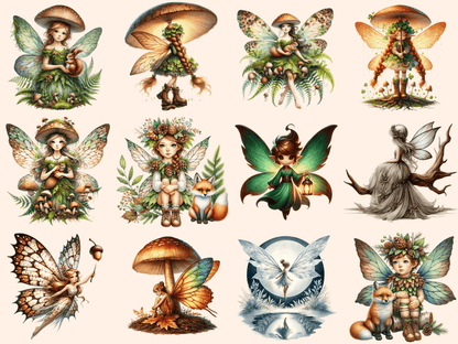 Woodland Fairies Clipart autopost enchanted fairy clip fairy in woods clip - WondersArtist