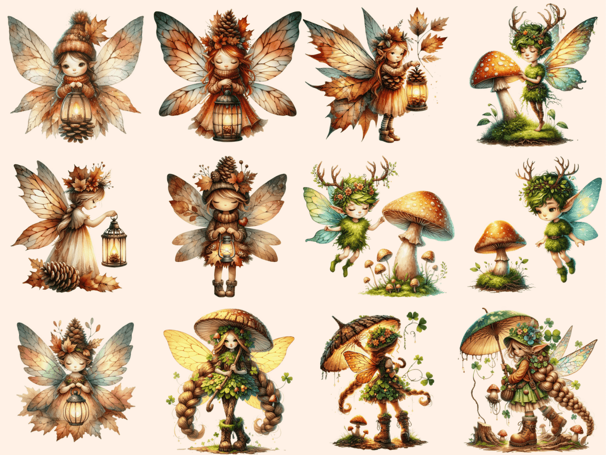 Woodland Fairies Clipart autopost enchanted fairy clip fairy in woods clip - WondersArtist