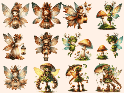 Woodland Fairies Clipart autopost enchanted fairy clip fairy in woods clip - WondersArtist