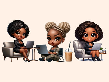 Work Women Clipart black girl clipart - Wonders Artist