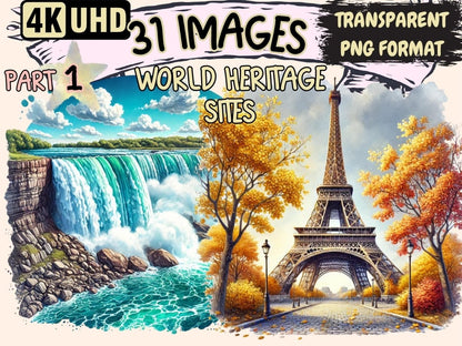 World Heritage Sites Clipart cultural clipart - Wonders Artist
