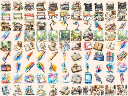 Writing Watercolor Clipart Author PNG - Wonders Artist