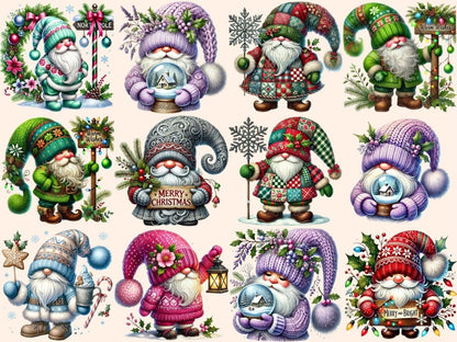 X - mas Gnomes (P2) Clipart chrismtas gnomes png - Wonders Artist