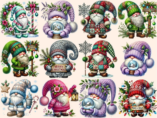 X-mas Gnomes (P2) Clipart