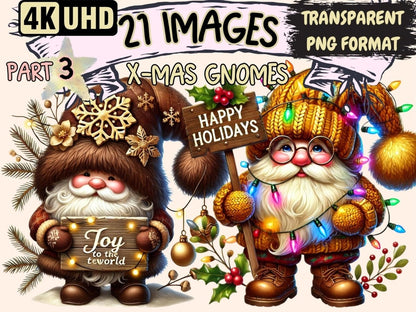 X - mas Gnomes (P3) Clipart chrismtas gnomes png - Wonders Artist