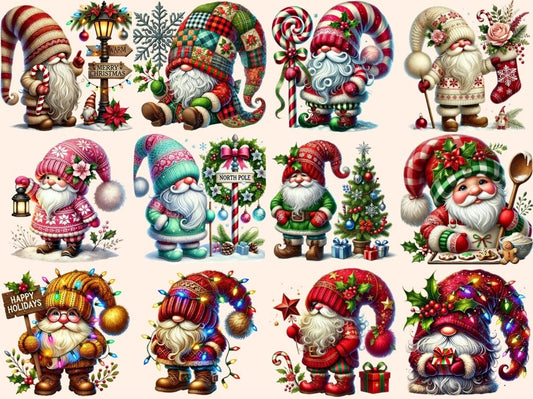 X-mas 노움 (P3) 클립아트