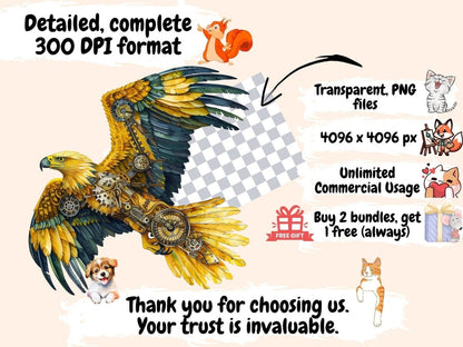 Yellow Butterflies Watercolor Clipart steampunk art - Wonders Artist