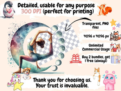 Yoga Clipart meditation design - Wonders Artist