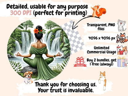 Yoga Girls Clipart Cute girl art - Wonders Artist