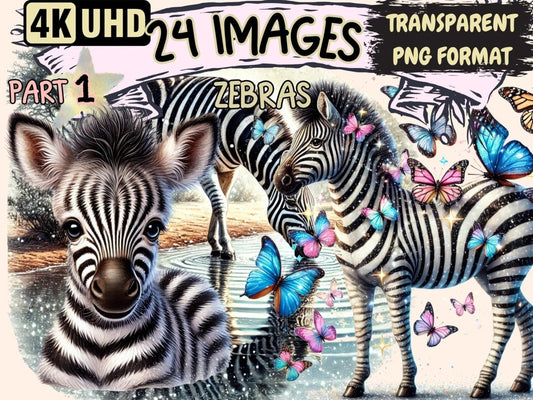 Zebras Clipart animal artwork - Wonders Artist