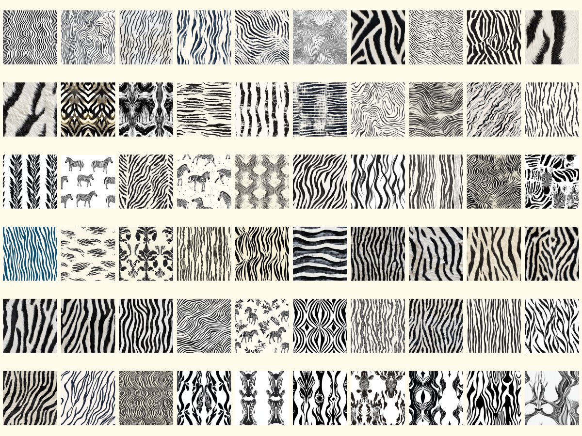 Zebras Digital Paper All Bundles Backgrounds Digital Paper - WondersArtist