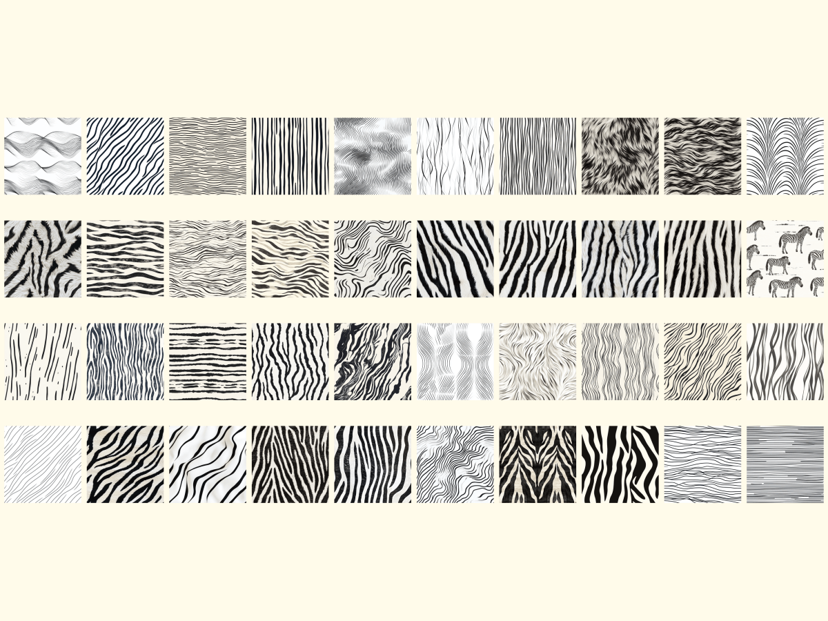 Zebras Digital Paper All Bundles Backgrounds Digital Paper - WondersArtist