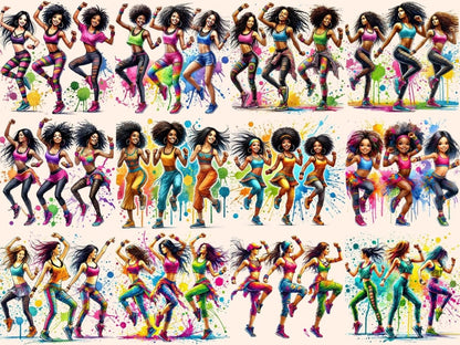 Zumba Girls Clipart dance clipart - Wonders Artist